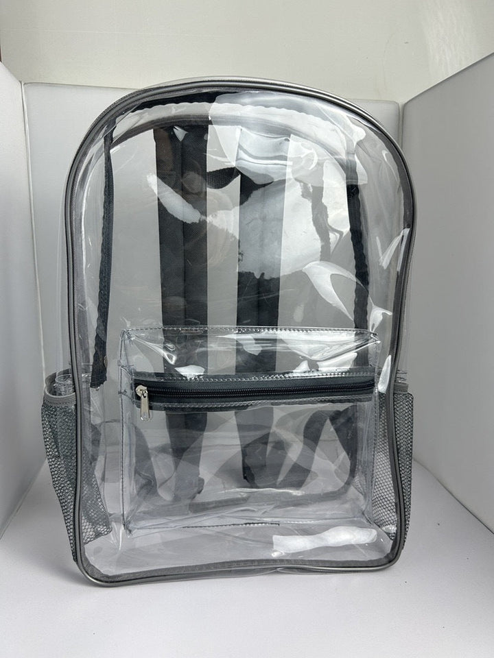Transparent PVC Clear Storage Backpack Jelly-style Shoulder Bag