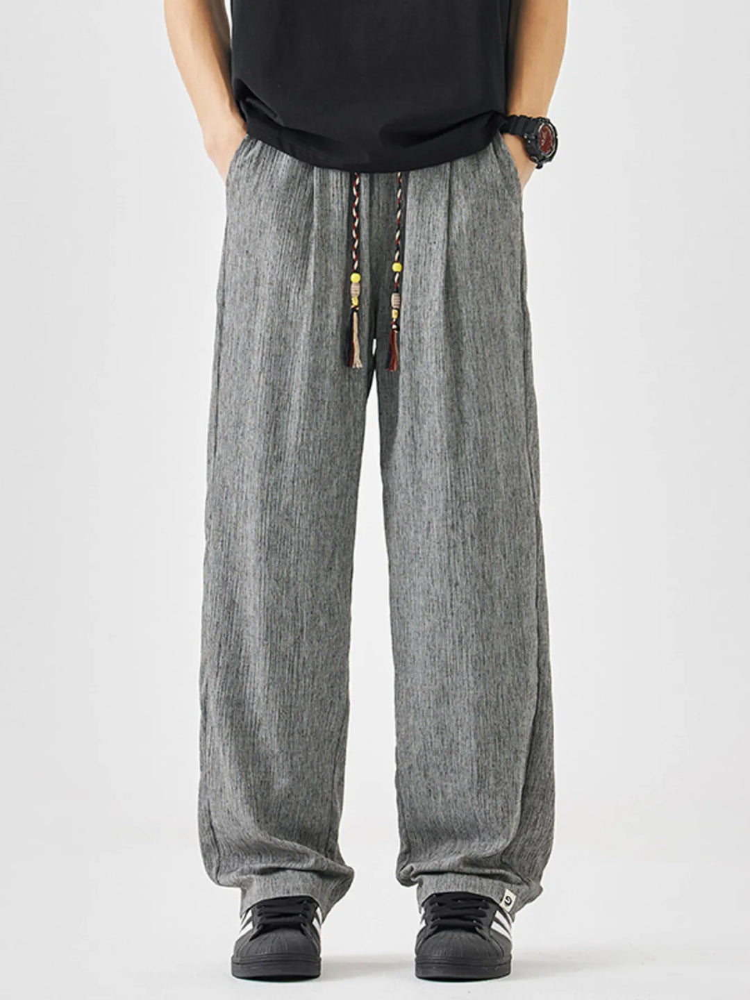 Men's Plus Size Loose Fit Drawstring Pants
