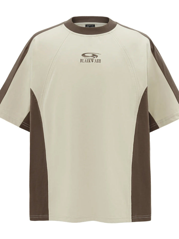 Men's Relaxed Fit Color Block T-Shirt