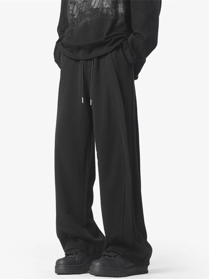 Men's Full Size Drawstring Wide Leg Pants Plus Size