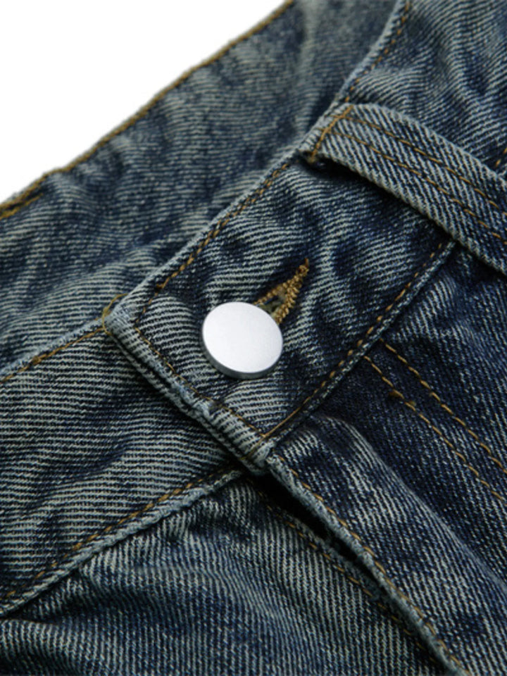 Men's Wide Leg Cargo Jeans