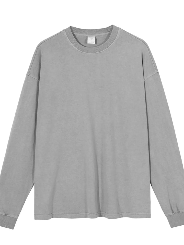 Men's Oversized Long Sleeve Casual T-Shirt
