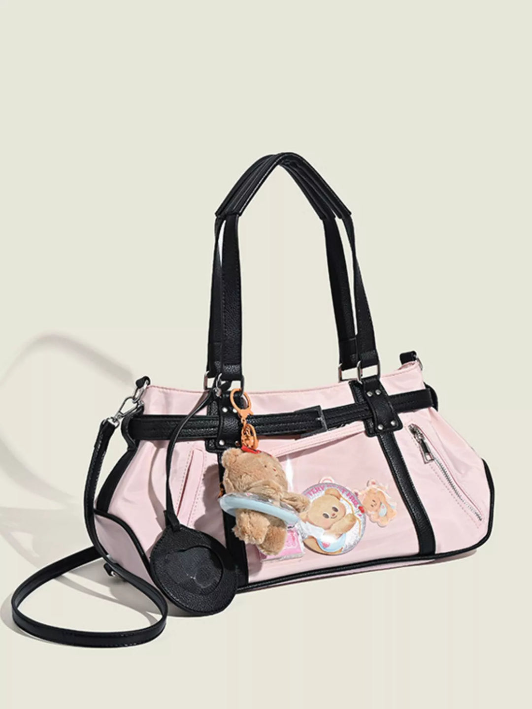 Contrast Lightweight Shoulder Bag