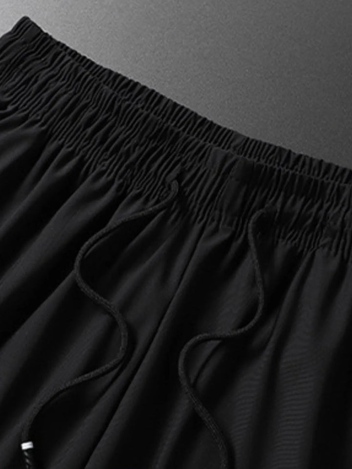 Men's Plus Size Drawstring Pants with Pockets
