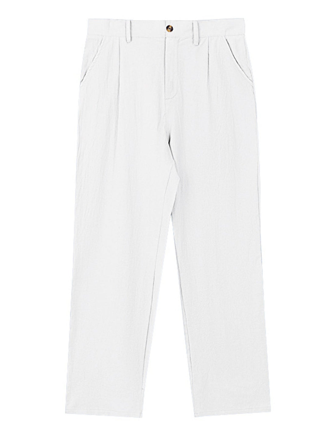 Men's Full Size Relaxed Fit Pleated Pants Plus Size