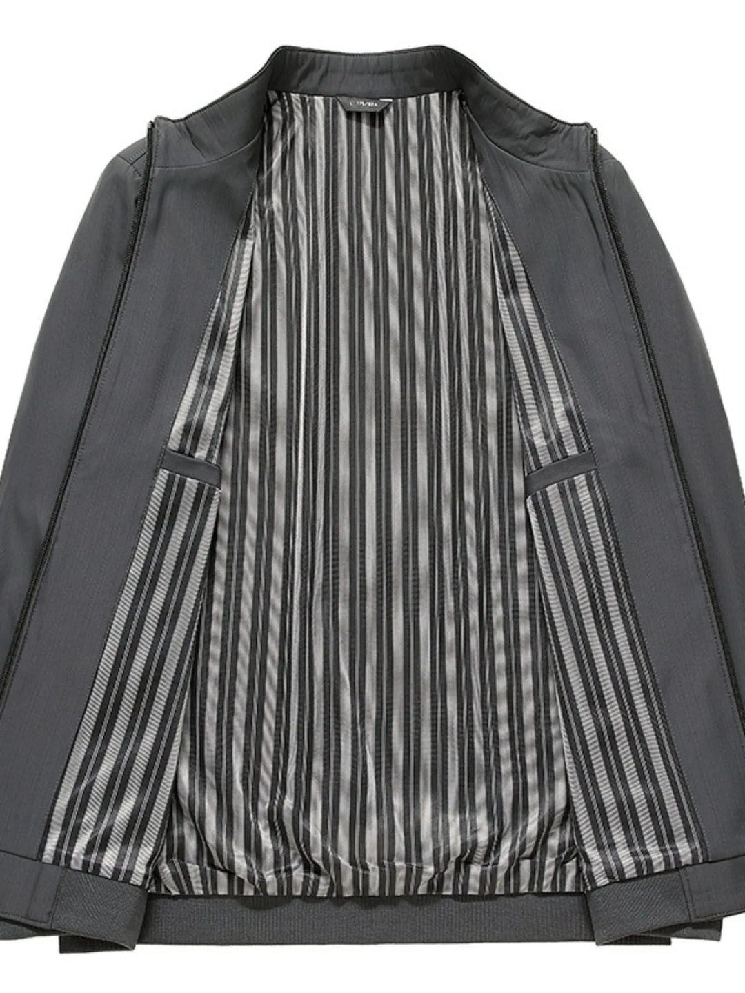 Men's Plus Size Zip Up Long Sleeve Jacket