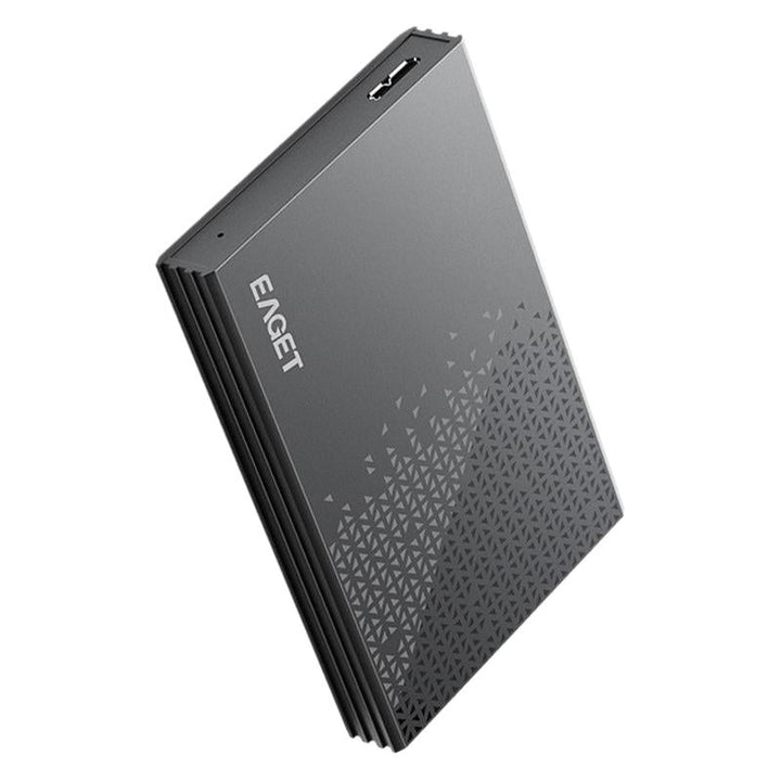 Portable Hard Drive Backup Storage High-speed Shock-resistant Black