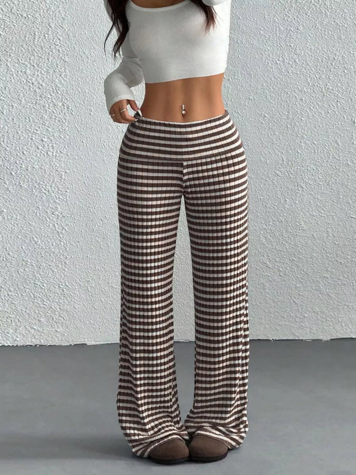 Striped Wide Leg Pants