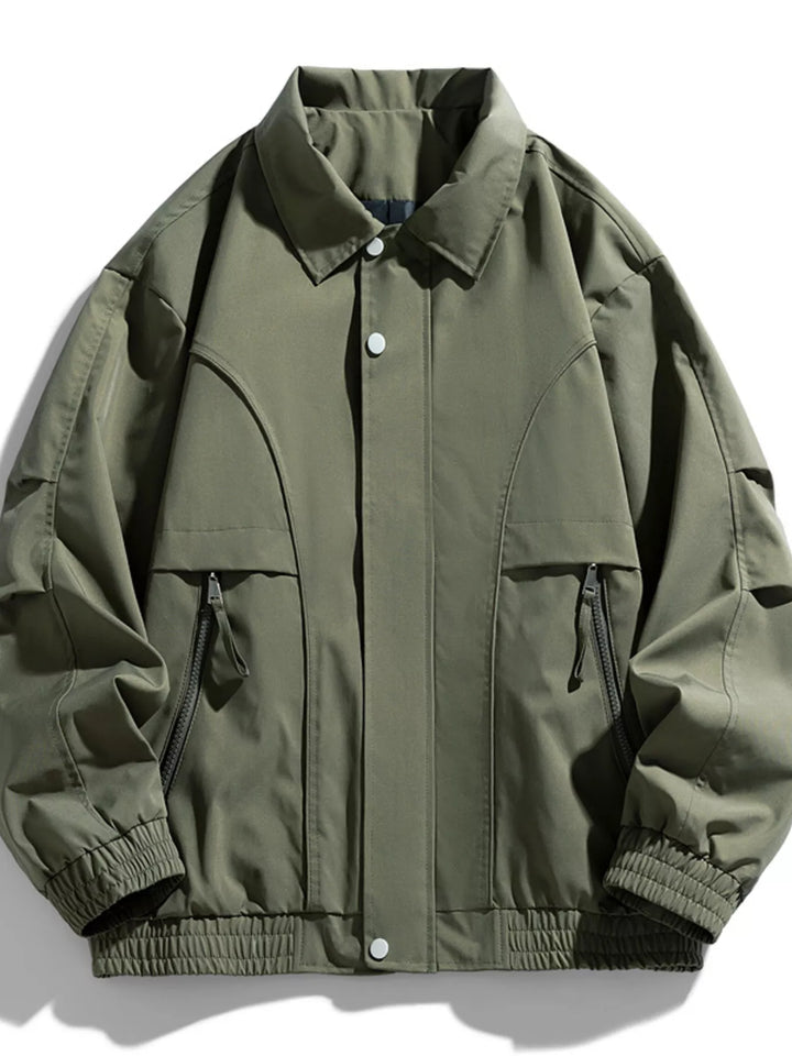 Men's Plus Size Casual Lightweight Long Sleeve Jacket