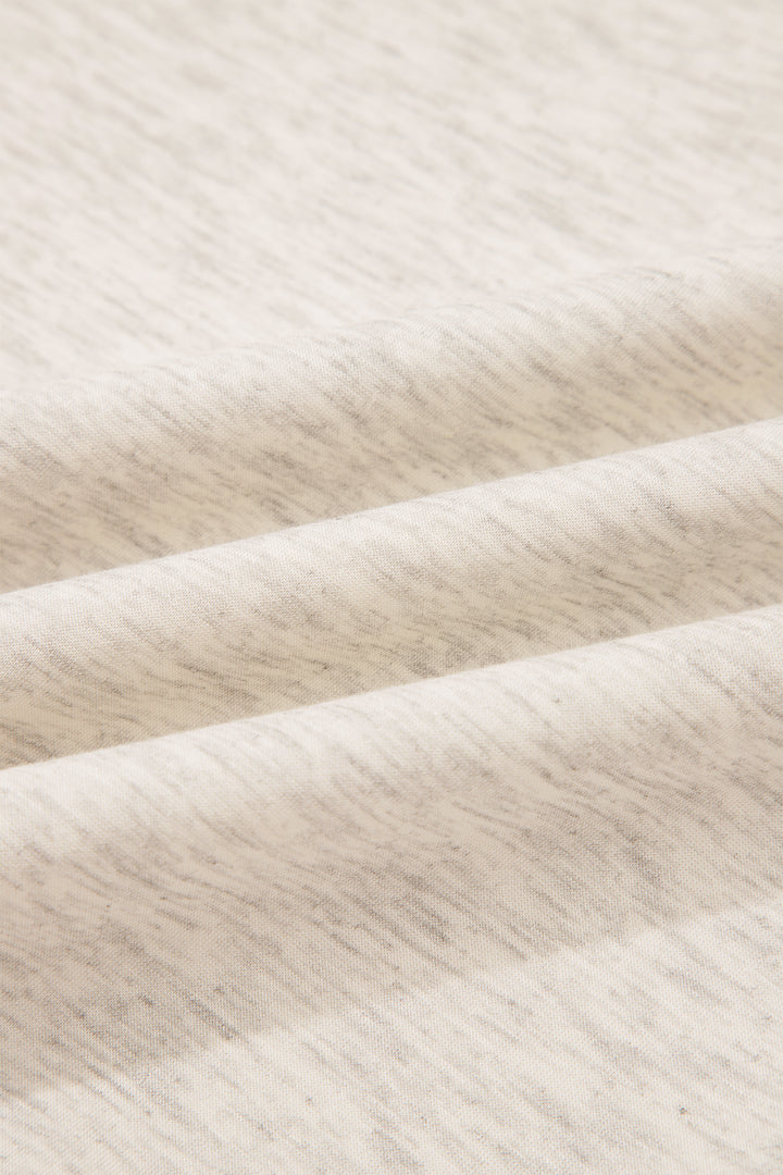 Light Grey Polo Tee Casual Pant Set