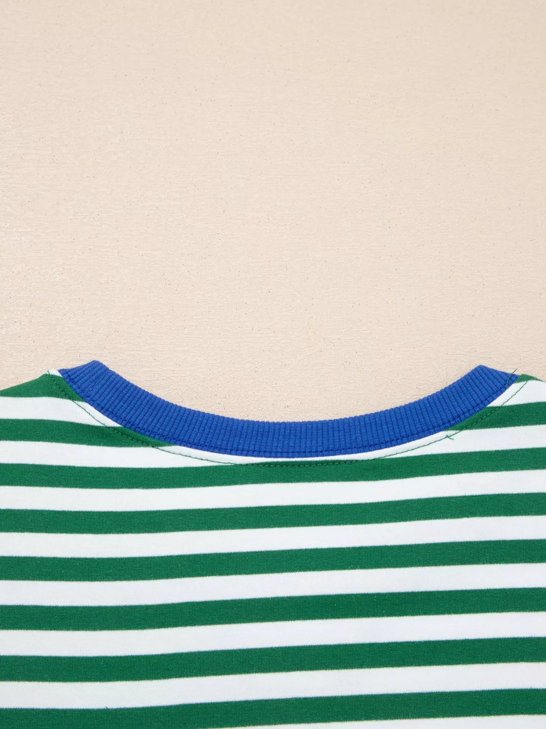 Stripe Boxy Tee and Drawstring Elastic Waist Shorts Set