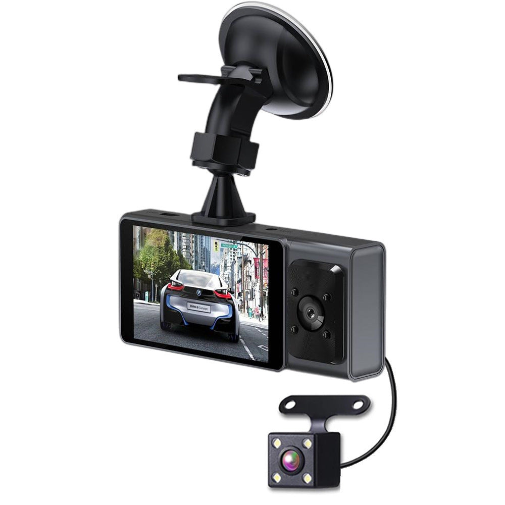 Three-lens HD 1080P Dash Cam Triple-channel In-car Camera With WiFi And Powerful Night Vision