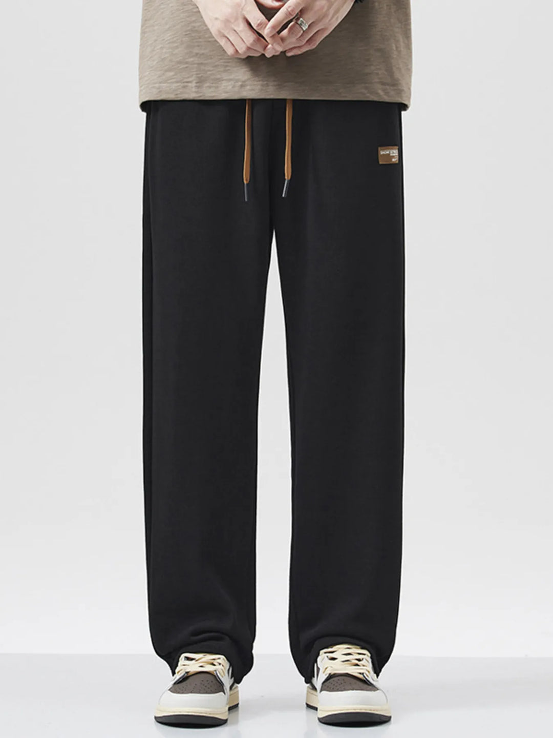Men's Full Size Drawstring Wide Leg Pants Plus Size