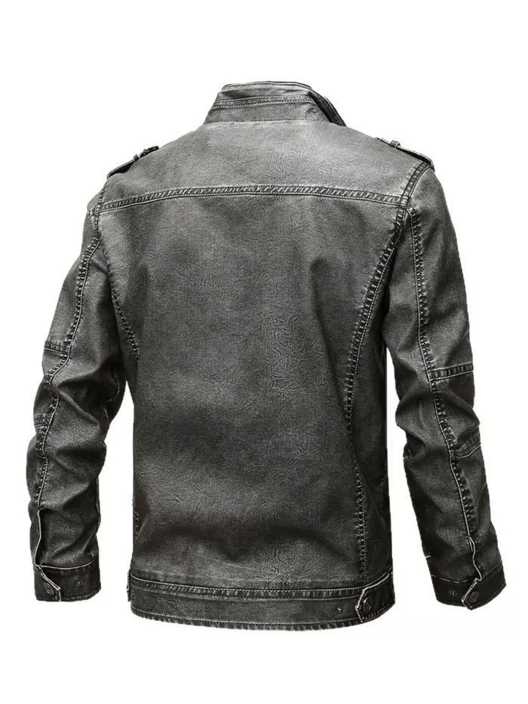 Men's Full Size Zip Up Long Sleeve Jacket Plus Size