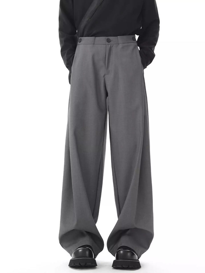 Men's Full Size Wide Leg Flowy Dress Pants Plus Size