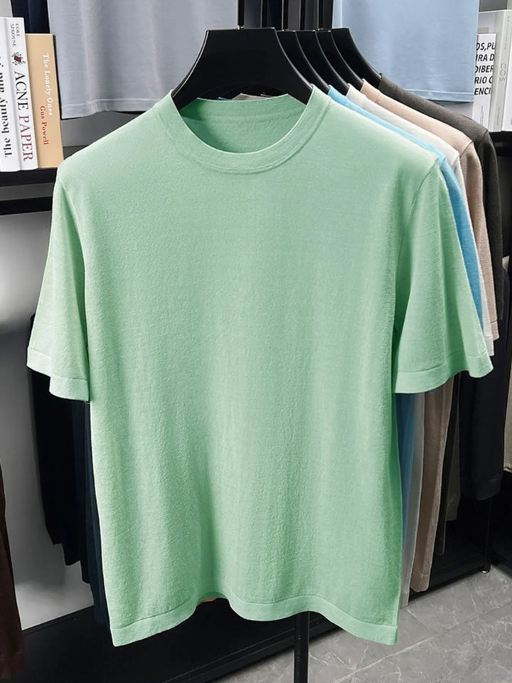 Men's Plus Size Round Neck Short Sleeve T-Shirt