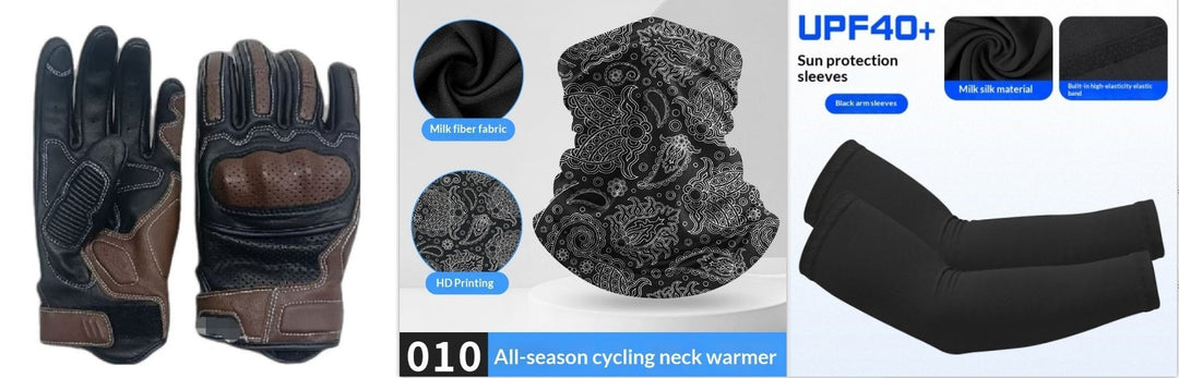 Motorcycle Riding Gloves - Outdoor Protective Gear for Riders with Anti-Slip Palm and Durable Construction