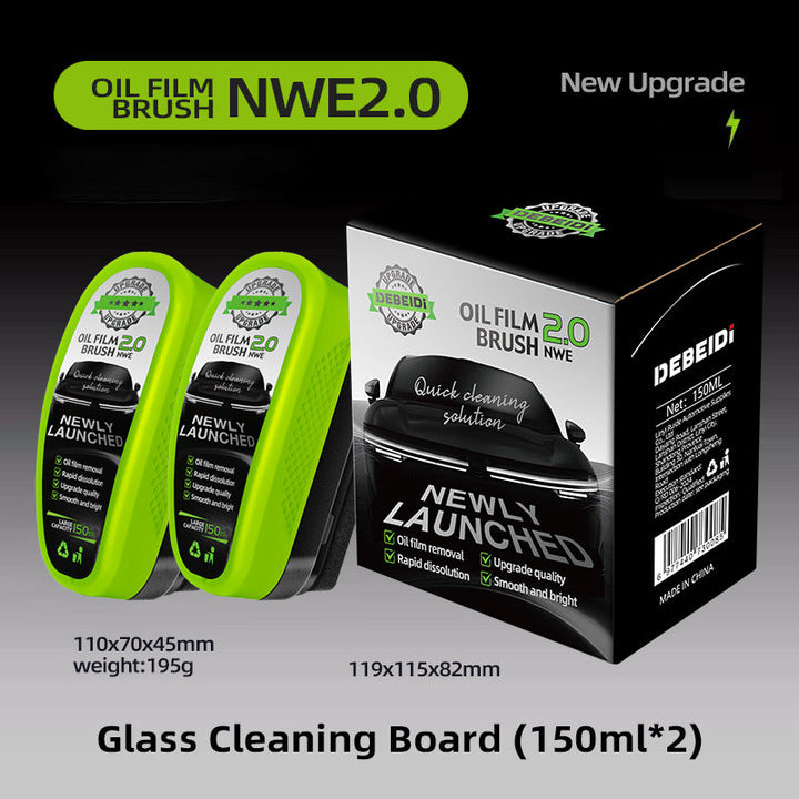 Green Car Glass Wiper Strong Oil-removing Film Crystal Plating Coating Water Drive