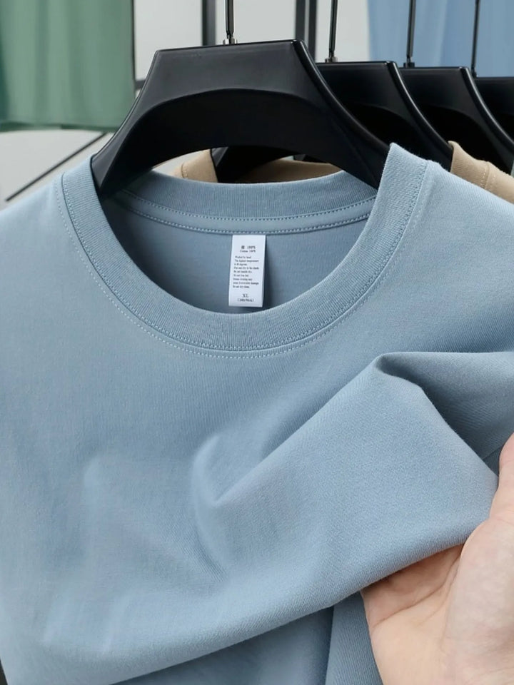 Men's Plus Size Round Neck Short Sleeve T-Shirt