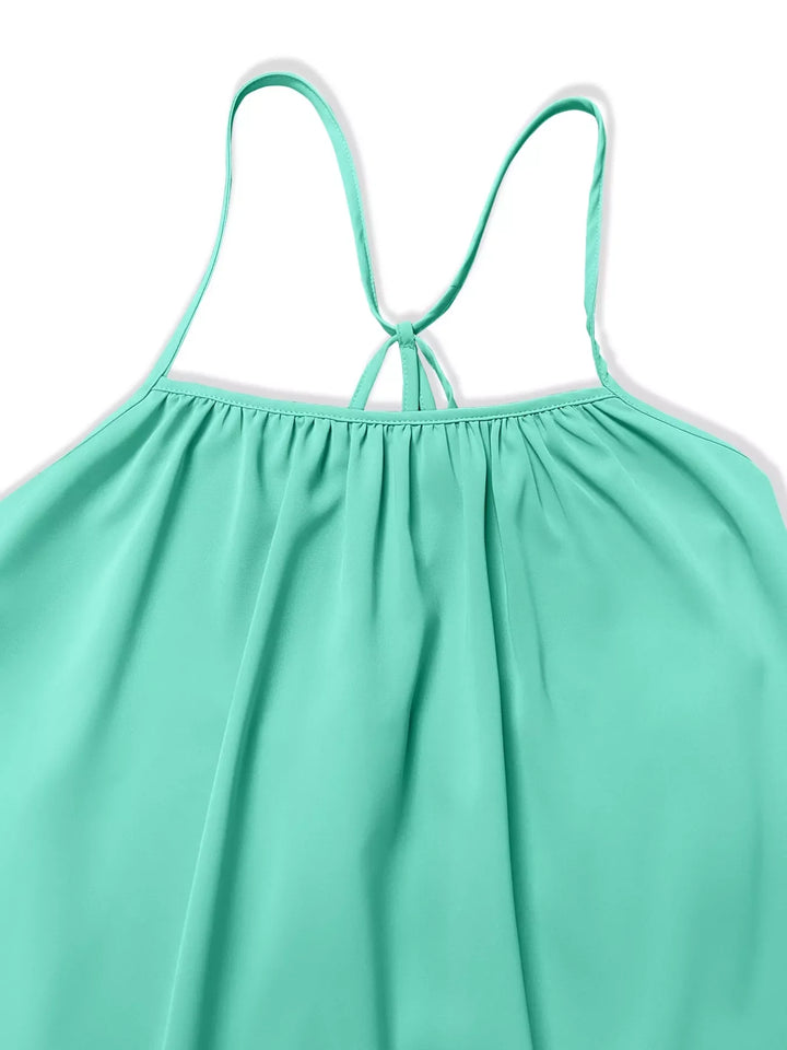 Sleeveless Flowy Mini Dress