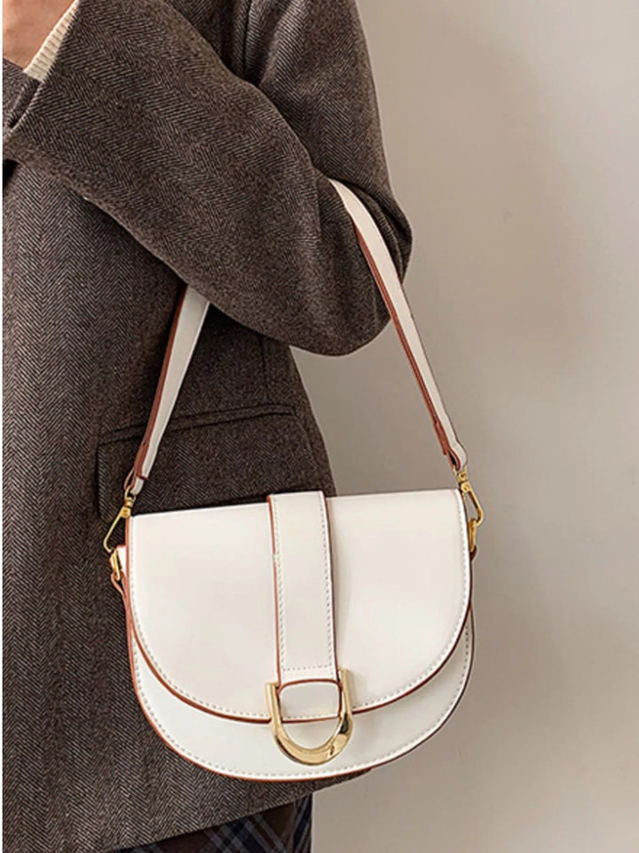 Buckle Flap Crossbody Bag