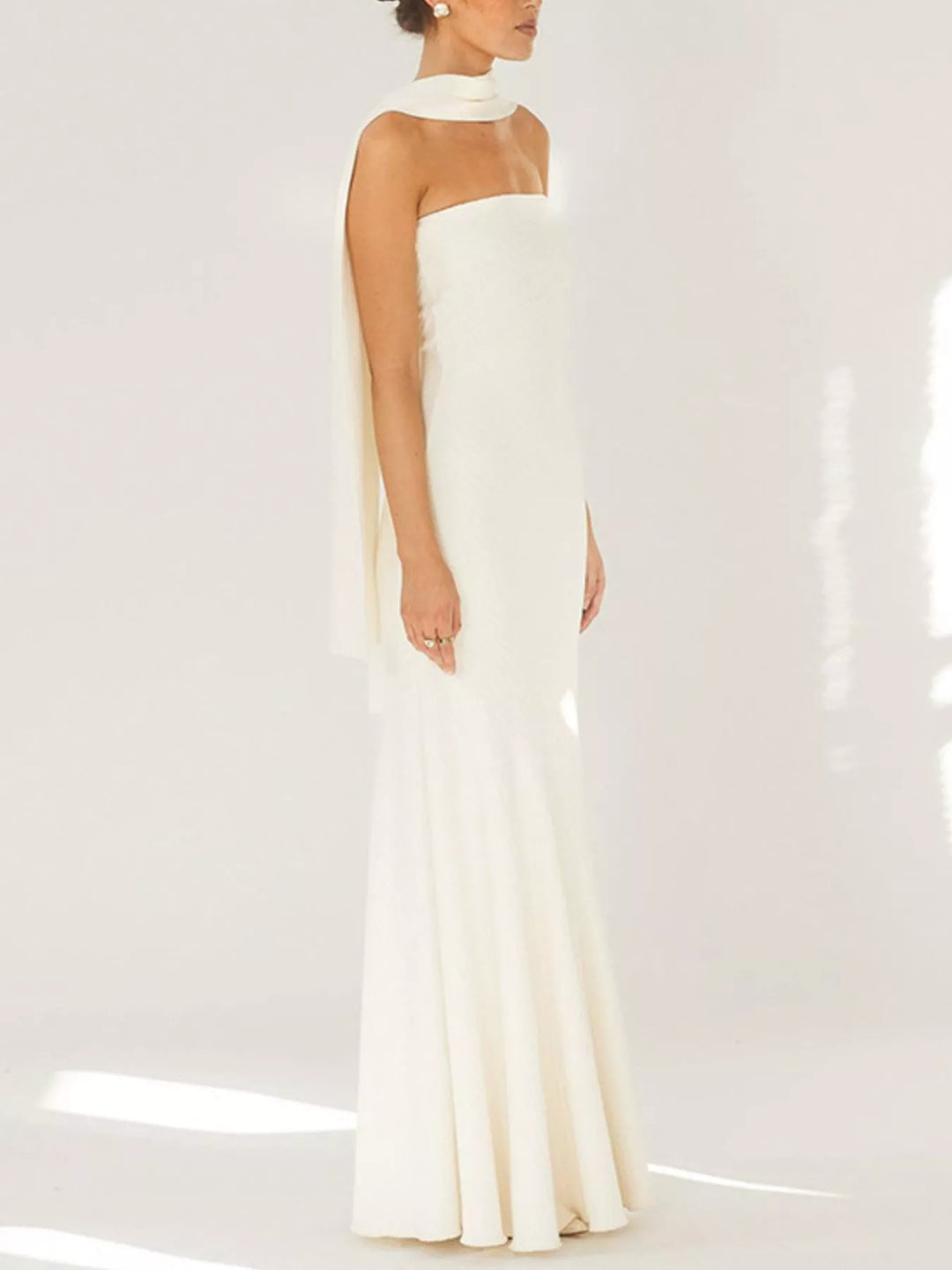 Strapless Mermaid Maxi Dress