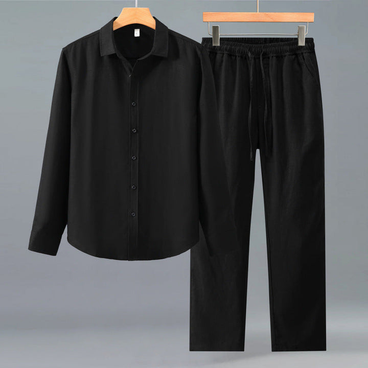 High-end Quality Tencel-linen Casual Mens Suit