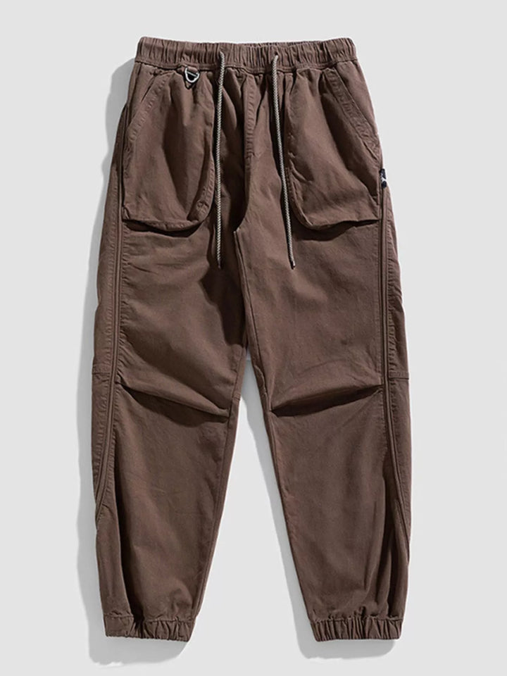 Men's Plus Size Drawstring Wide Leg Pants