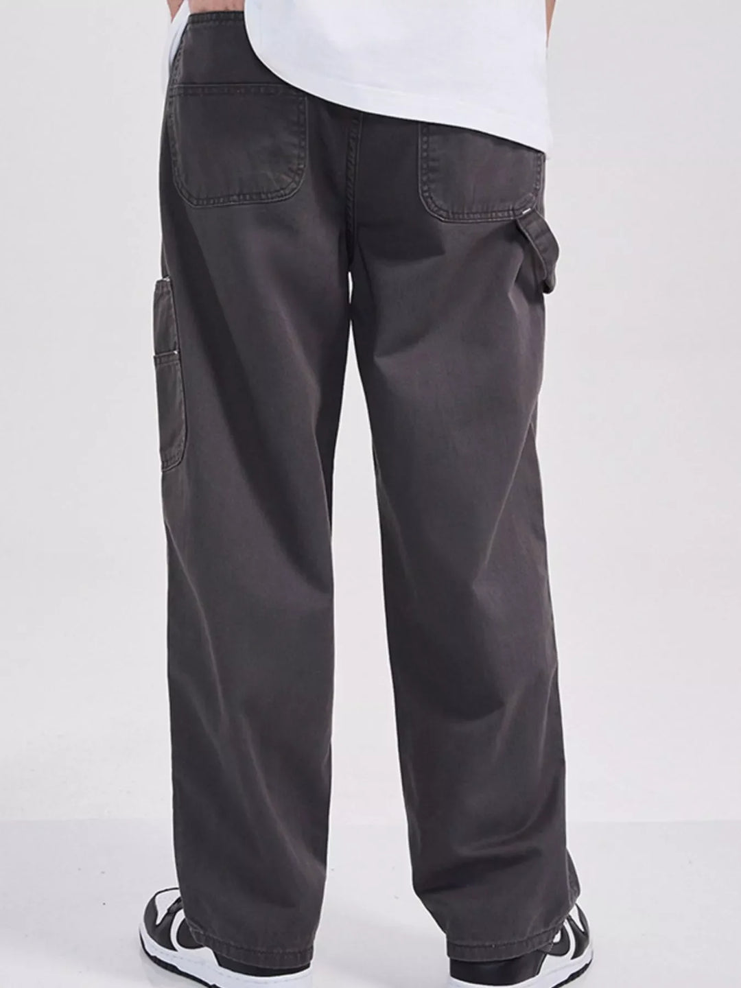 Men's Full Size Loose Fit Cargo Jeans Plus Size