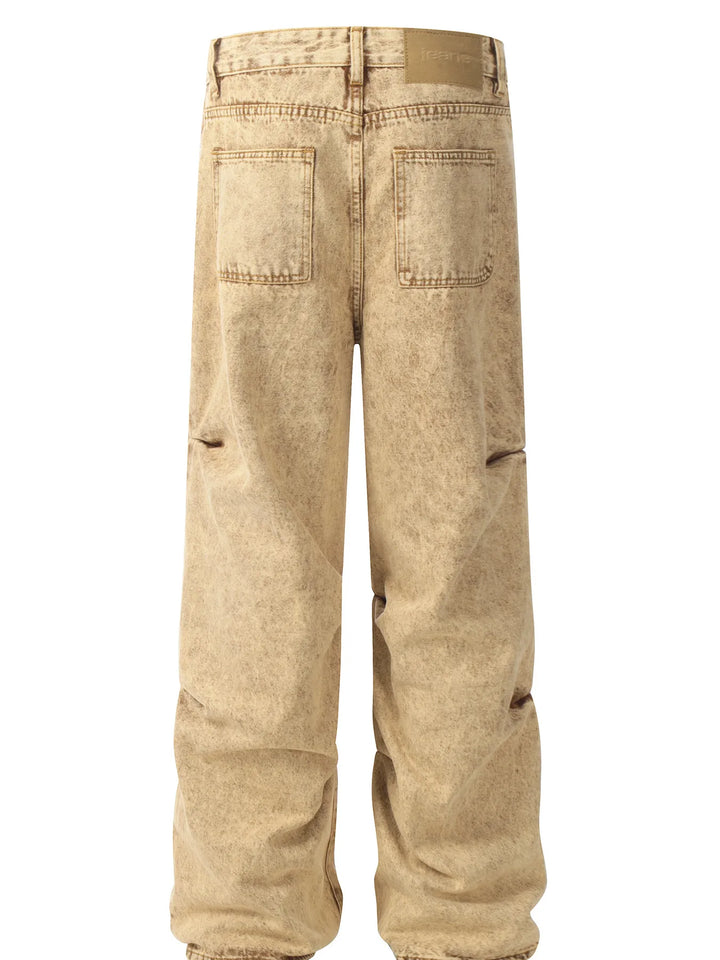 Men's Vintage Washed Relaxed Fit Jeans