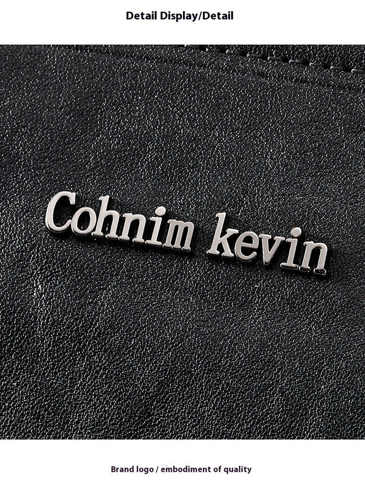 Men's Fashion Personalized Leather Messenger Bag