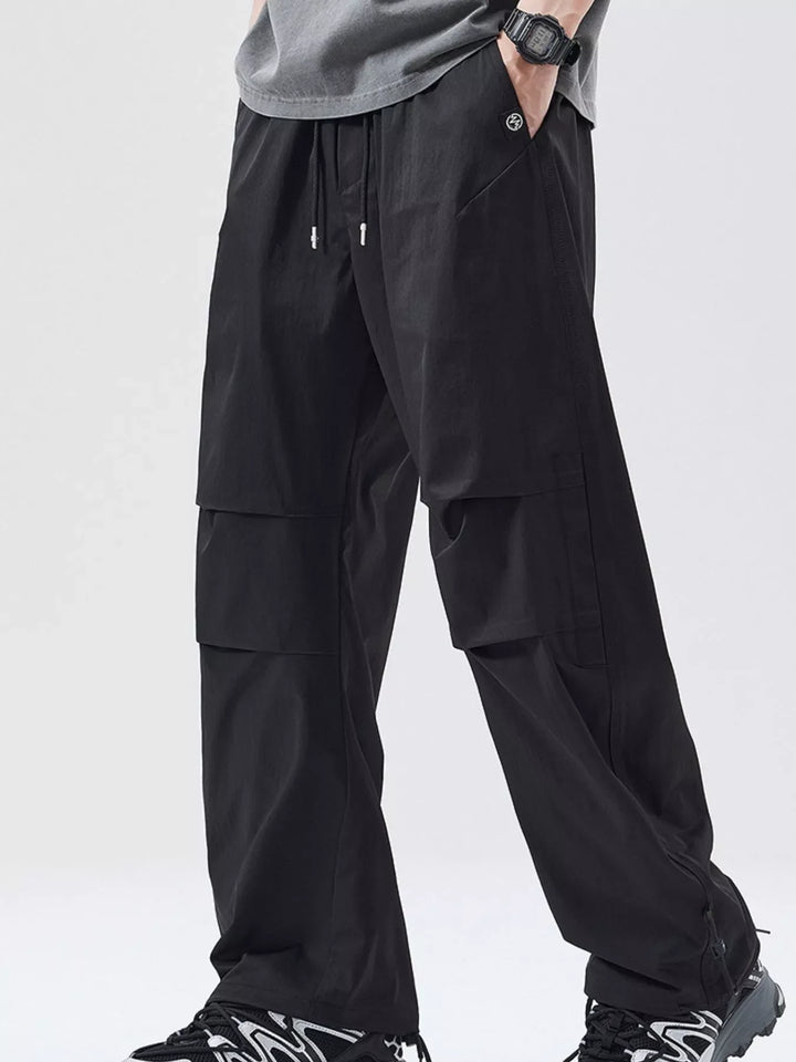 Men's Full Size Relaxed Fit Drawstring Pants Plus Size