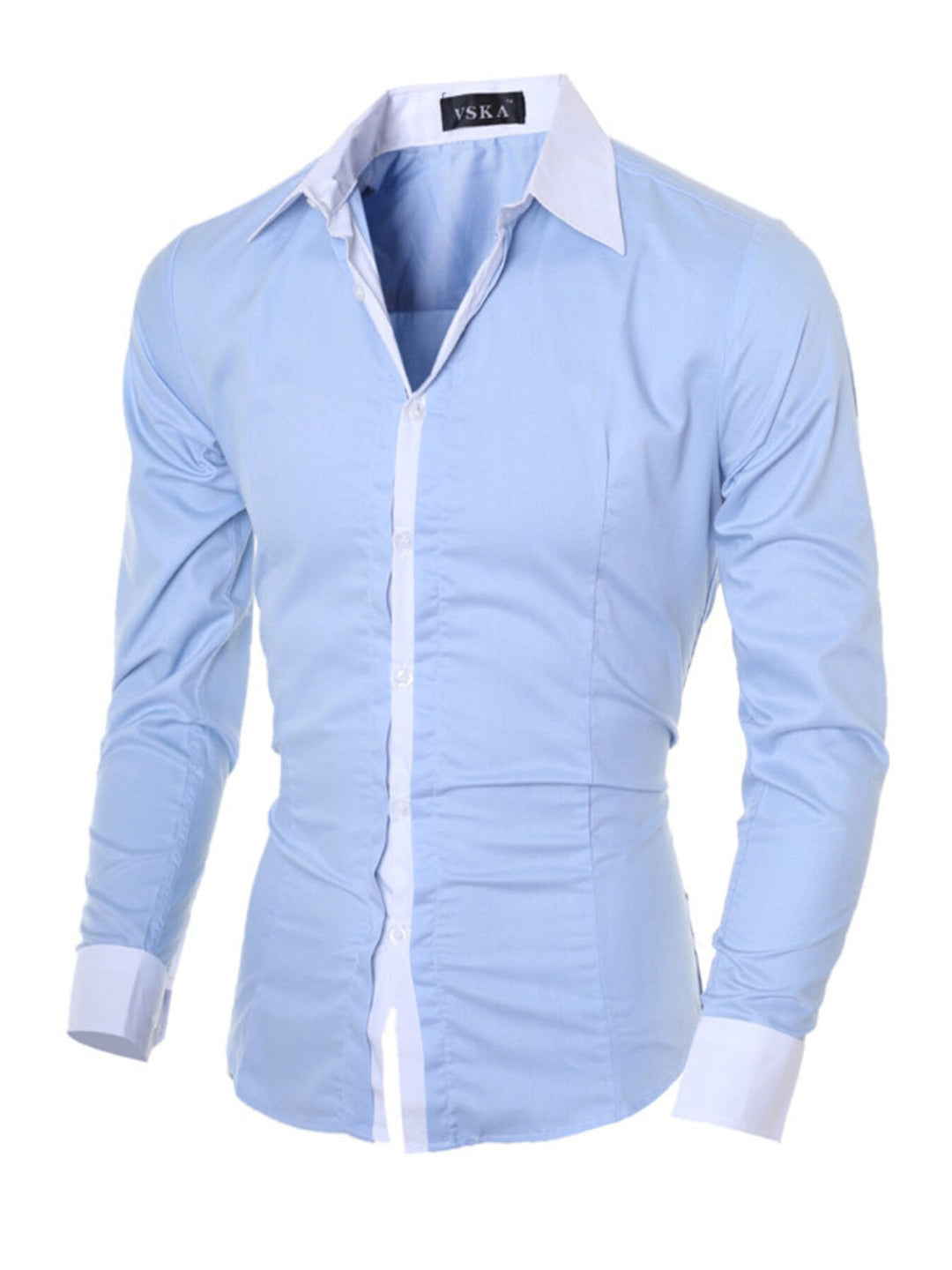 Men's Slim Fit Long Sleeve Shirt