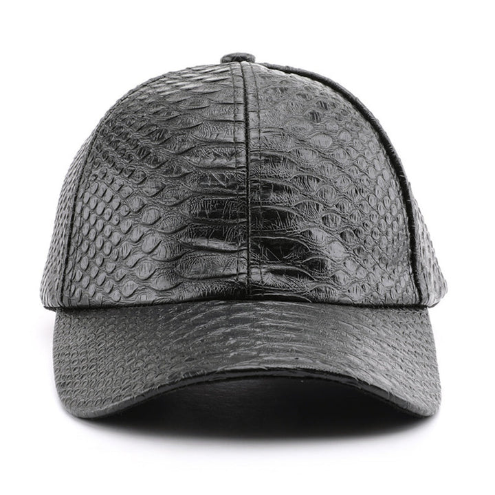 Monochromatic Light Board PU Leather Adjustable Trend Casual Baseball Cap Suitable For Outdoor Sports And Travel
