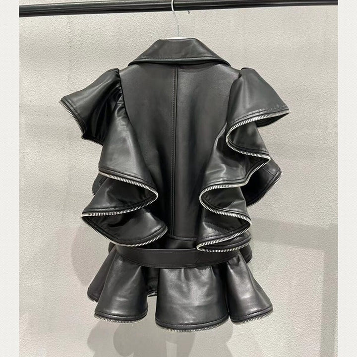 Sheepskin Leather Vest Heavy Work Sheepskin Coat