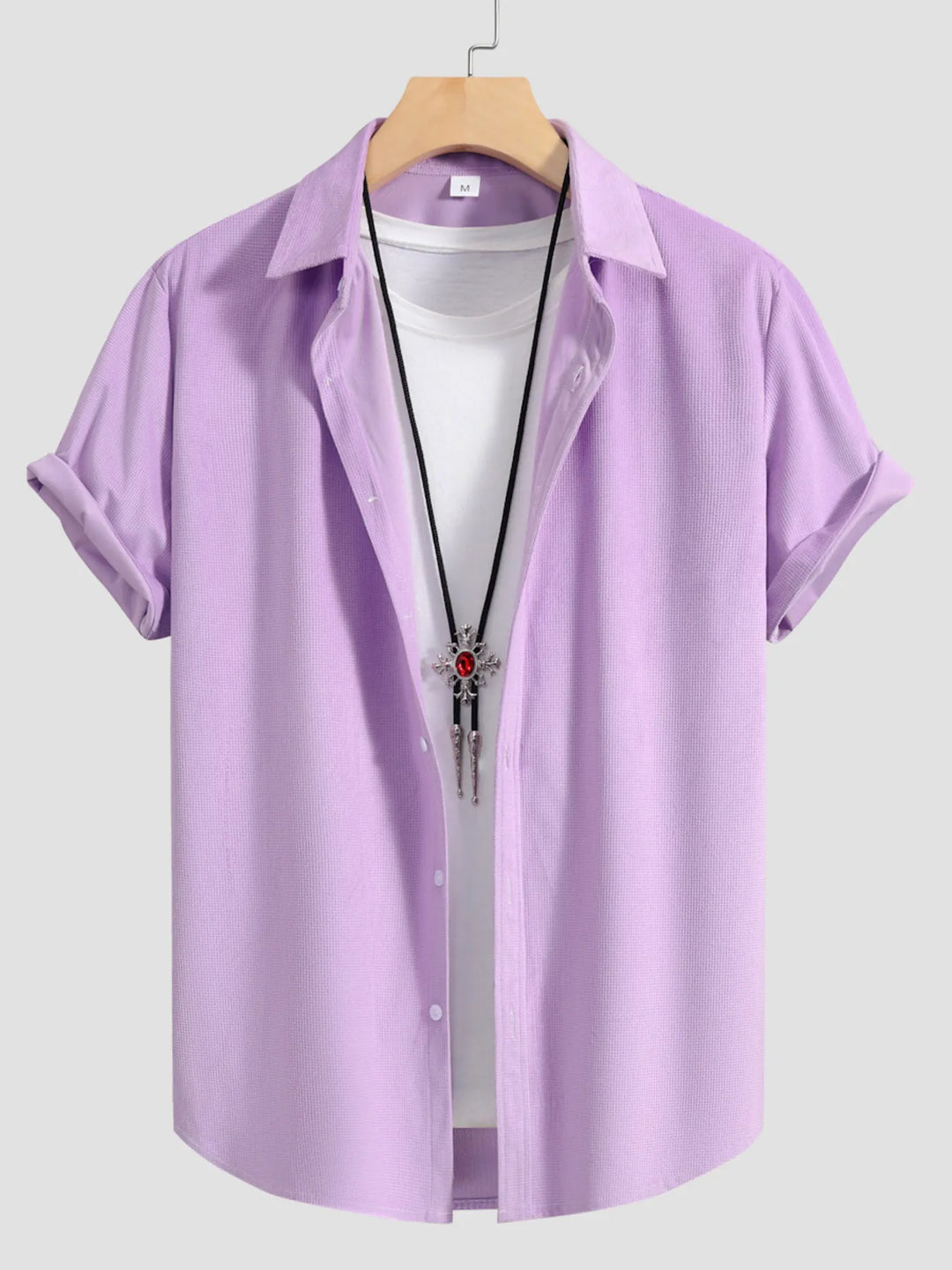 Men's Button Up Short Sleeve Shirt