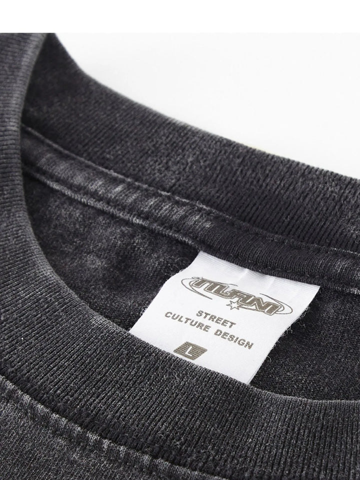 Men's Letter Graphic Round Neck Short Sleeve T-Shirt