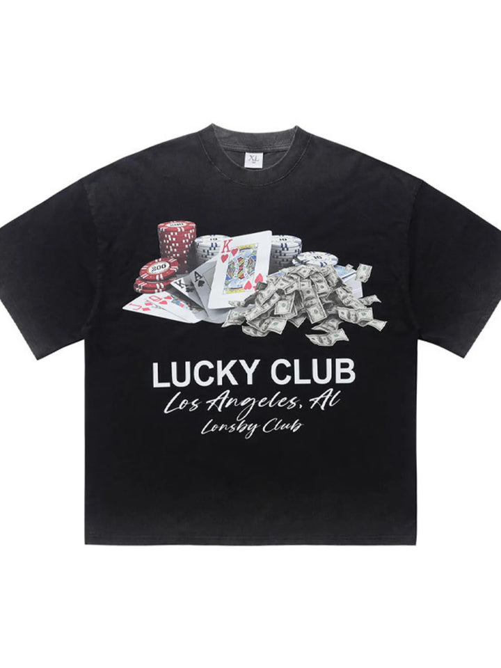 Men's Graphic Round Neck Short Sleeve T-Shirt