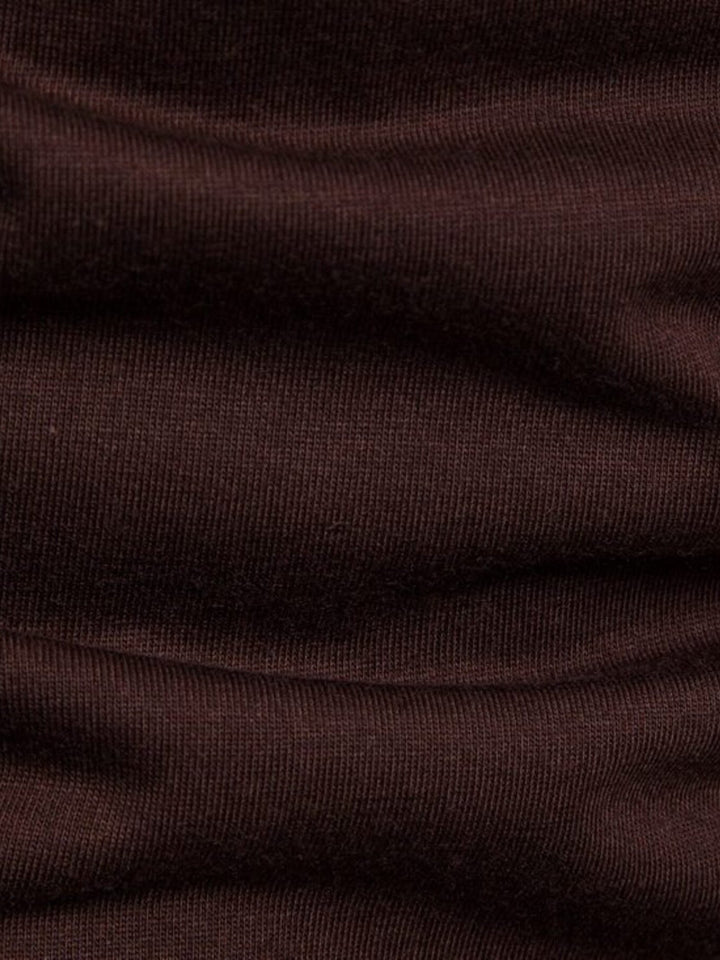 Men's Lace-Up Asymmetric Hem T-Shirt