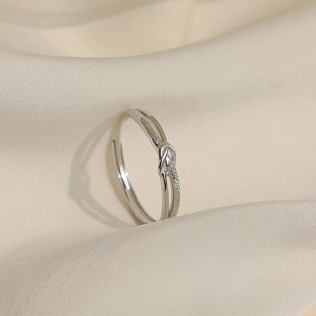 925 Sterling Silver Knotted Ring
