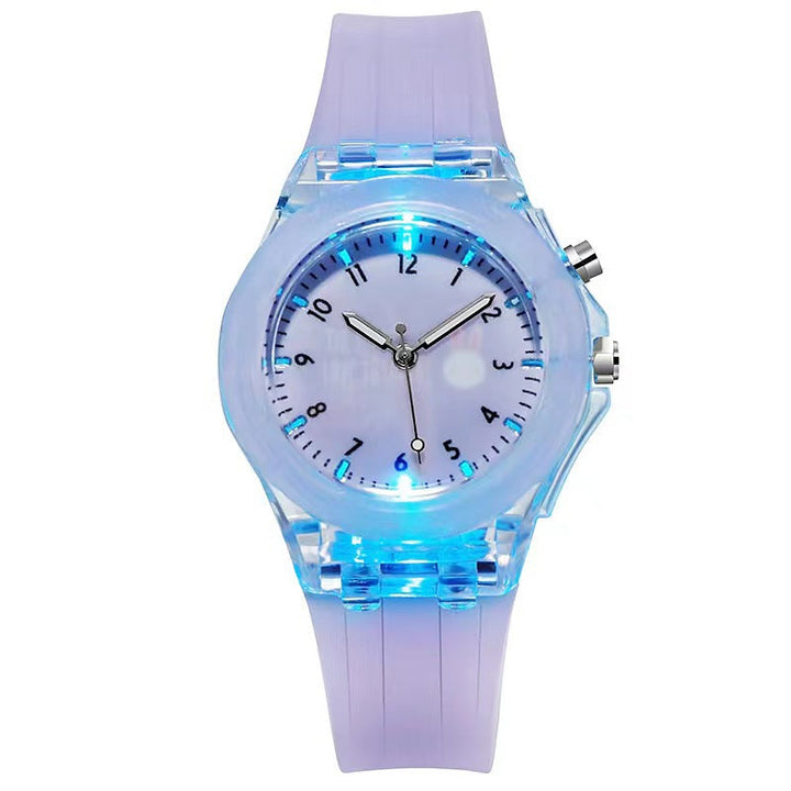 Silicone Cartoon Children's Luminous Fruit Pattern Watch
