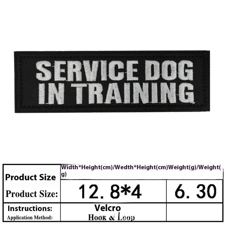 Pet Dog Accessories Embroidered Velcro New Pet Clothing Decorative Sticker Computer Embroidery Chapter