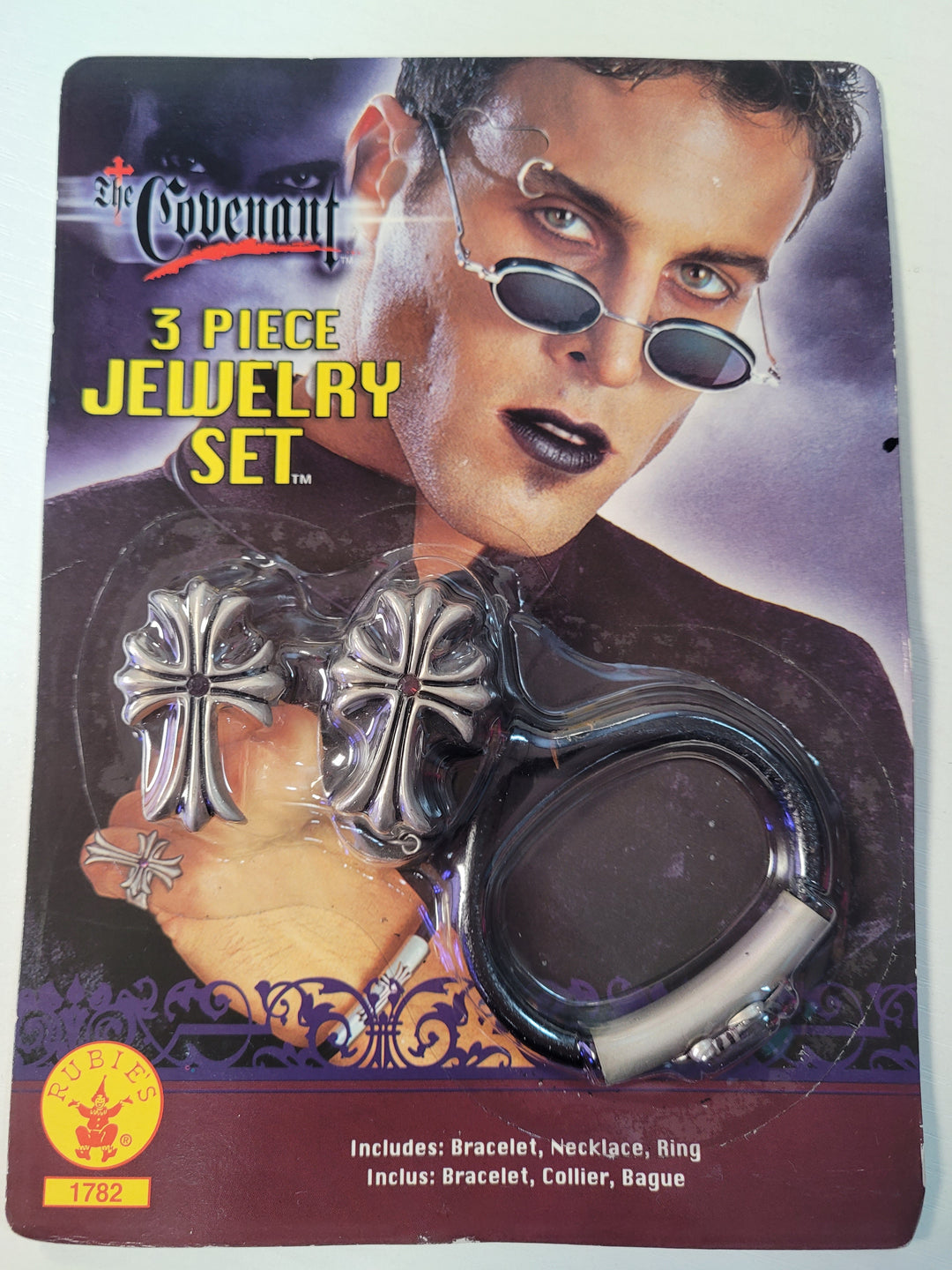 The Covenant: Gothic Nights Male Vampire 3 Piece Costume Jewelry Set