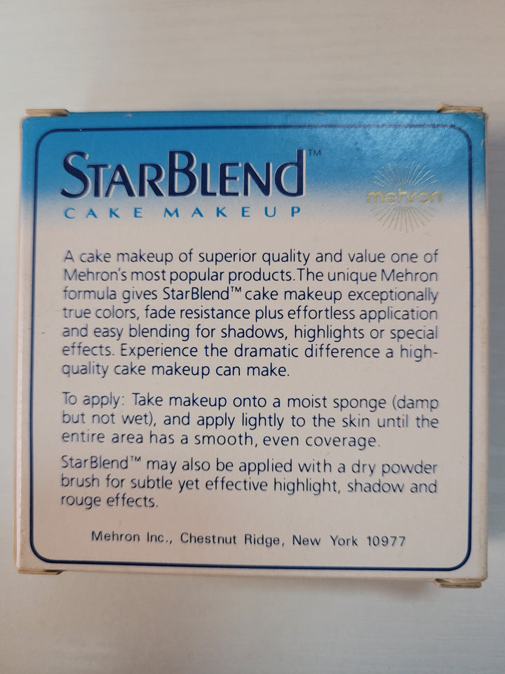 Dark Egyptian StarBlend Mehron Cake Makeup 2oz