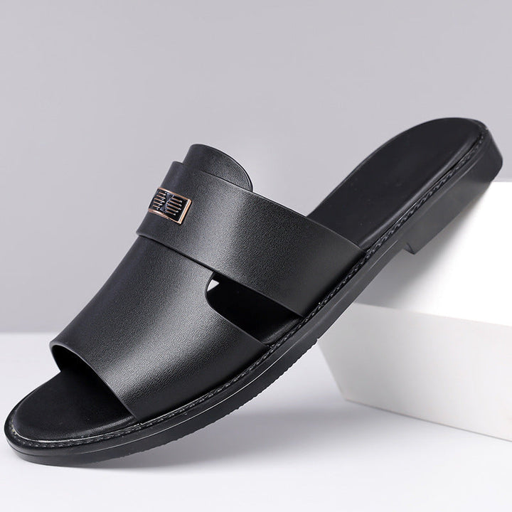 Mens Casual Breathable Versatile Non-slip Slippers