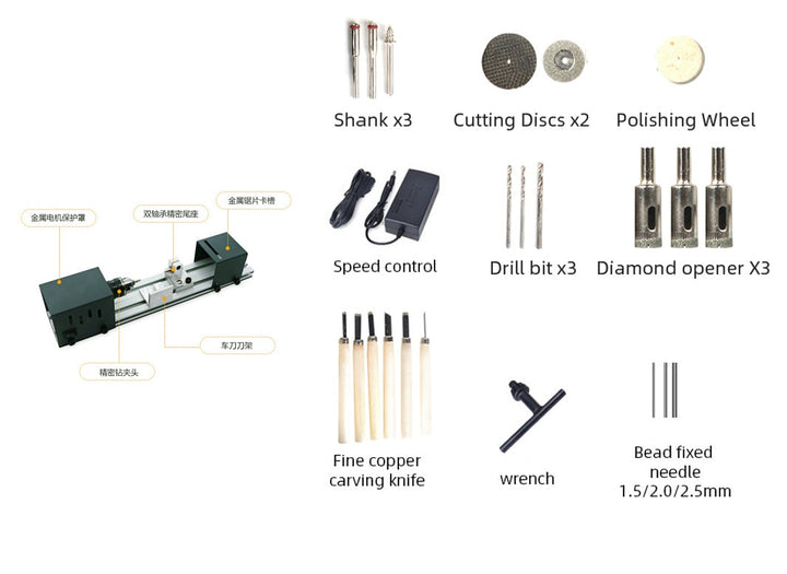 Polishing And Cutting Round Beads Machine