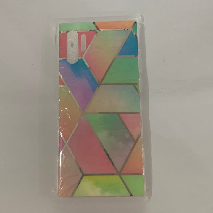 Retro geometric marble mobile phone case