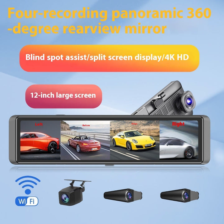 360 Degree Blind Zone Warning HD Car DVR