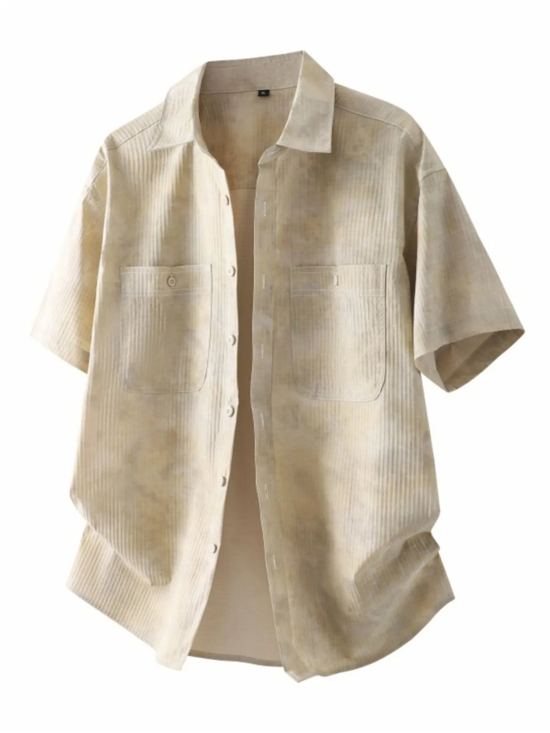 Men's Plus Size Casual Short Sleeve Shirt