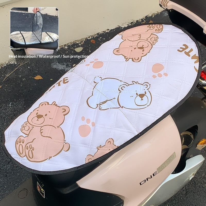 Dust-Proof And Heat-Insulated Motorcycle Seat Cover